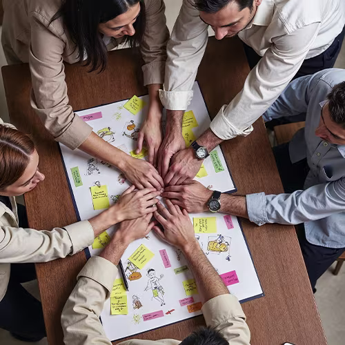 Our Mission image with team